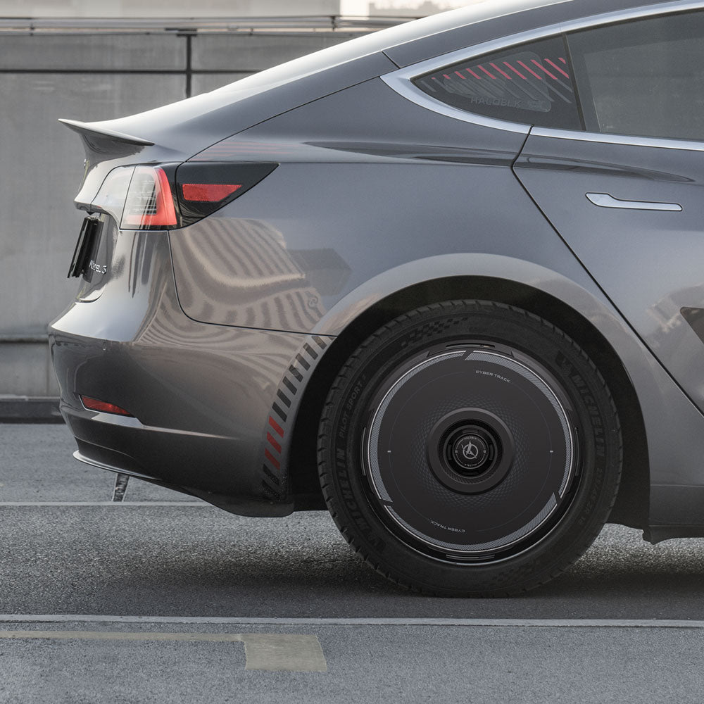 HALODISC 2 Wheel Covers for Tesla Model 3 2017-2018 19" Power Sports Wheels丨Cyber Track