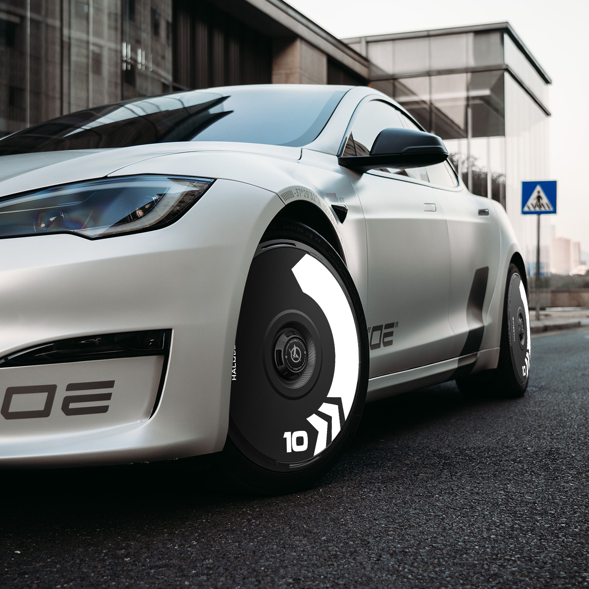 HALODISC 2 Wheel Covers for Tesla Model S 21" Turbine Wheels丨Cyber Track