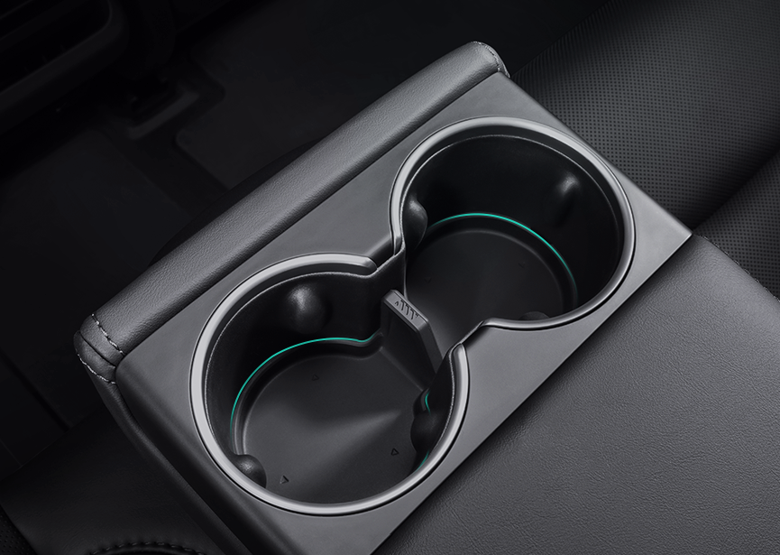 Haloblk Center Console Cup Holder For Tesla Model 3 Highland