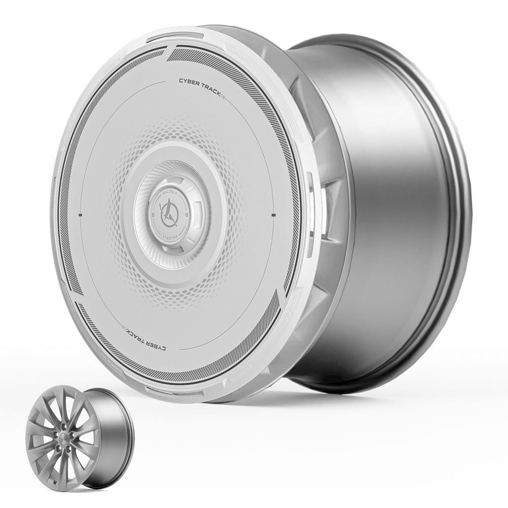 HALODISC 2 Wheel Covers for Tesla Model S 19" Slipstream Wheels丨Cyber Track