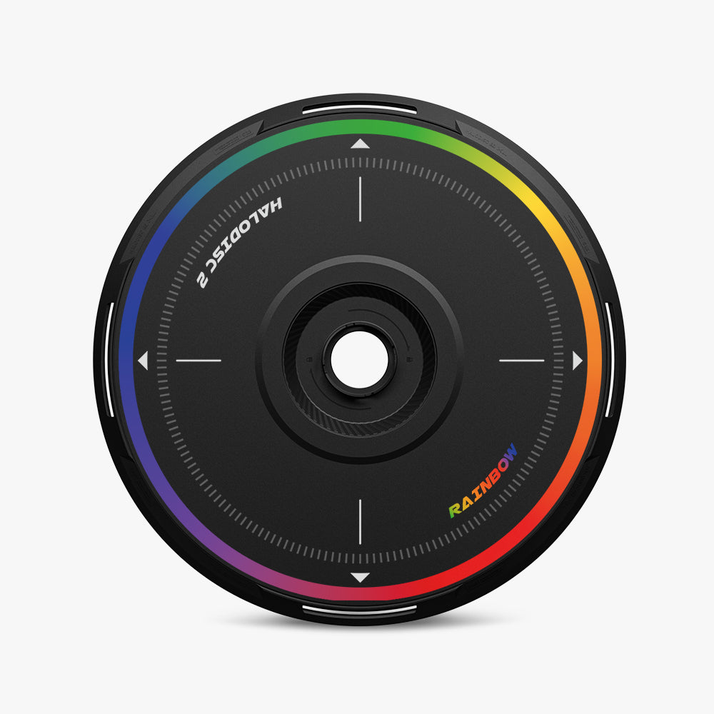 HALODISC 2 Replacement Wheel Covers for Tesla Model S丨Rainbow Road