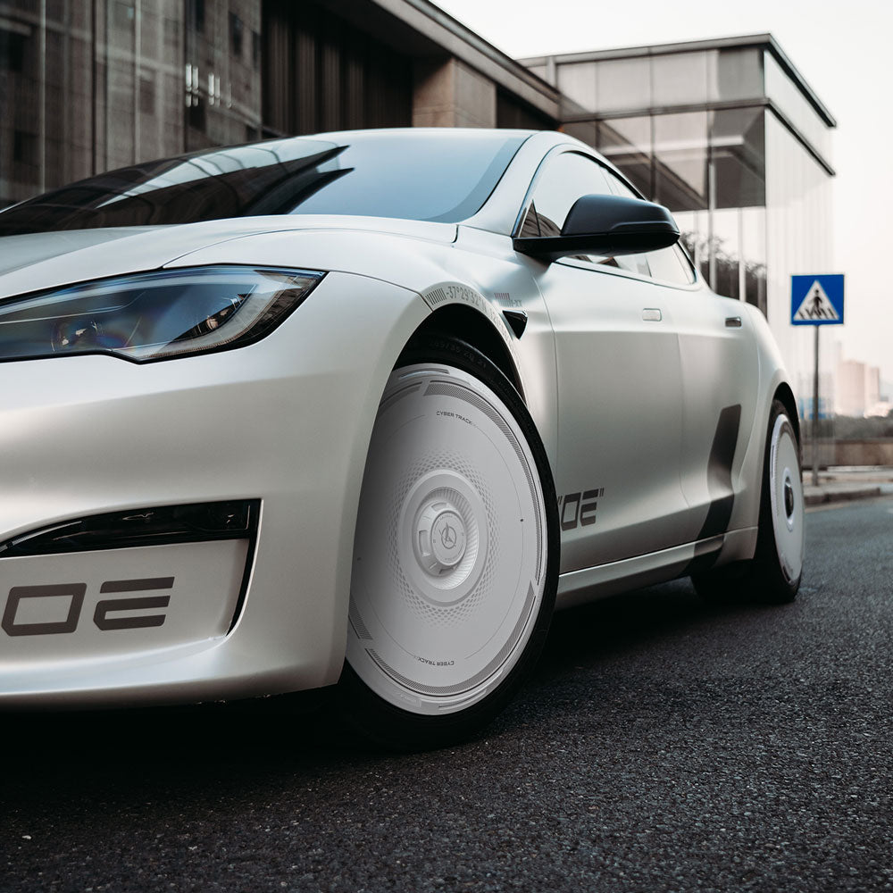 HALODISC 2 Wheel Covers for Tesla Model S 19" Magnetite Wheels丨Cyber Track