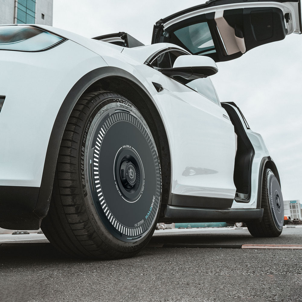 HALODISC 2 Wheel Covers for Tesla Model X 2021-2025 20" Cyberstream Wheels丨Charging