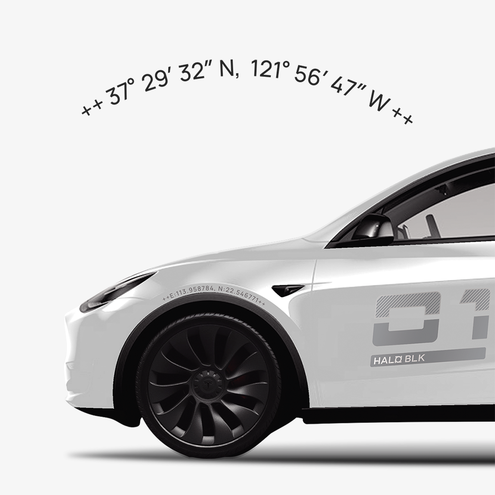Custom Livery Sticker for Tesla Model Y Juniper