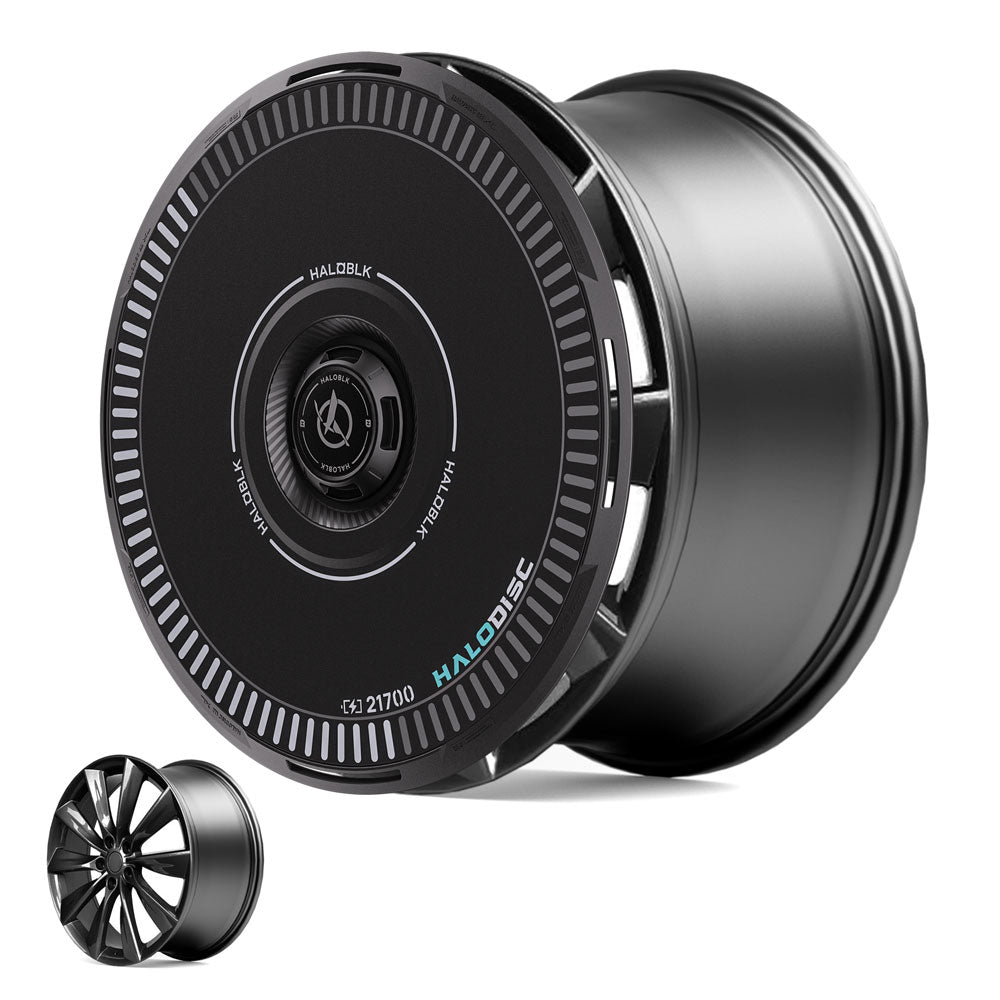 HALODISC 2 Wheel Covers for Tesla Model S 21" Turbine Wheels丨Charging