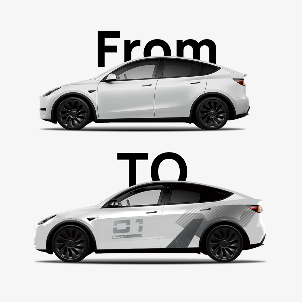 Custom Livery Sticker for Tesla Model Y Juniper