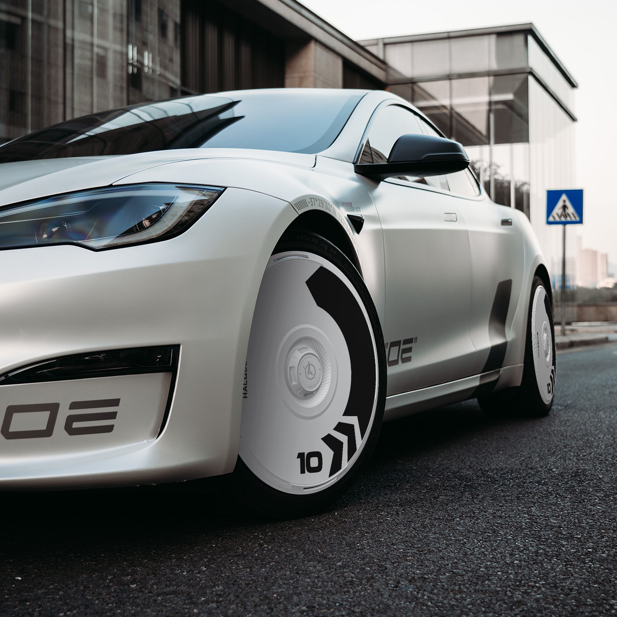 HALODISC 2 Wheel Covers for Tesla Model S 21" Turbine Wheels丨Cyber Track
