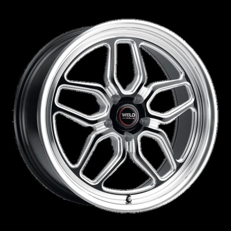 Weld Racing 22x9 Laguna 6X139.7 BP ET25 BS 5.98 Gloss Black Milled Wheel CB 106.1